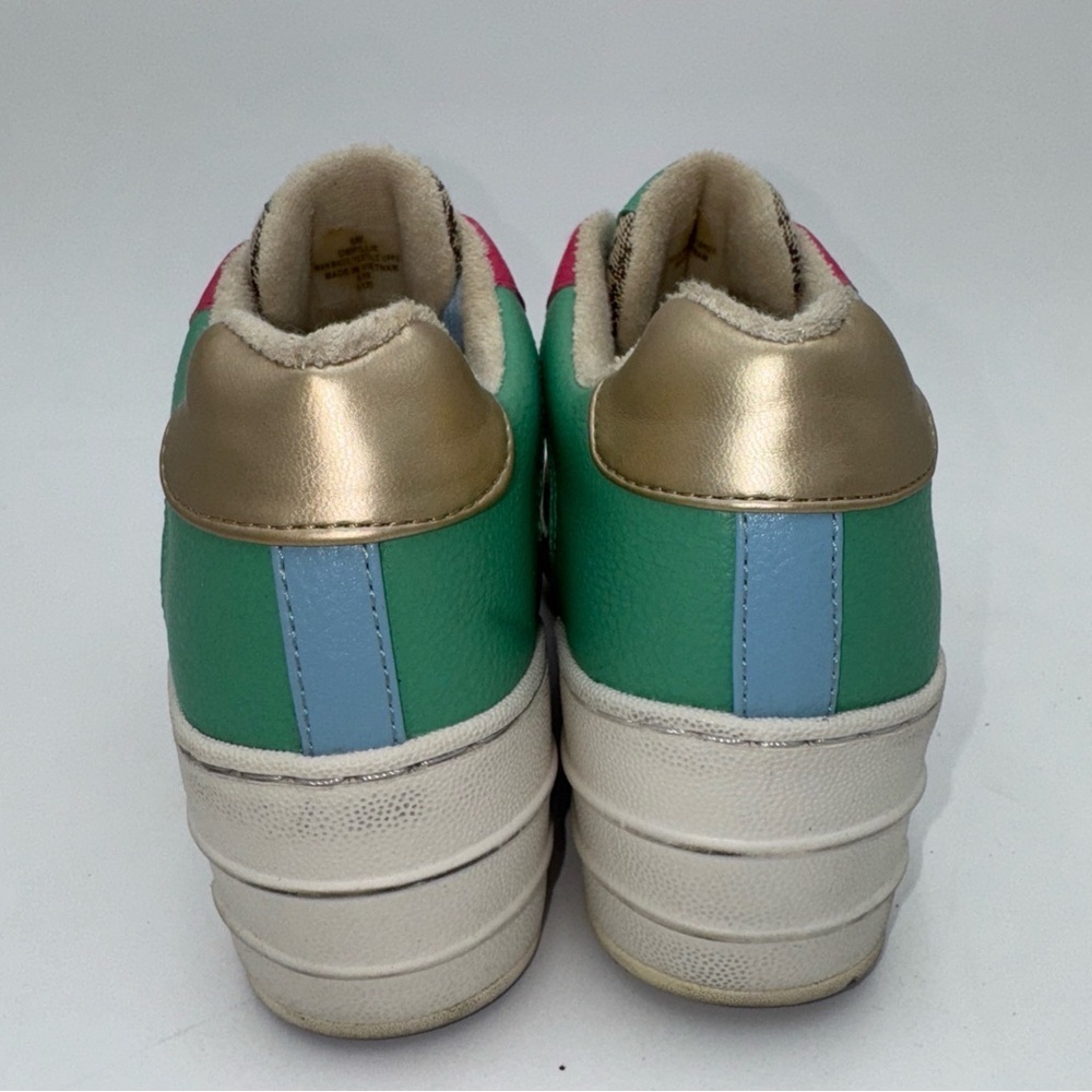 Guess Multicolor Logo Sneakers Sz 8 - Picture 3 of 9